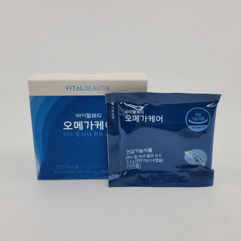 바이탈뷰티 오메가케어(550mgx120캡슐), 550mg, 1개