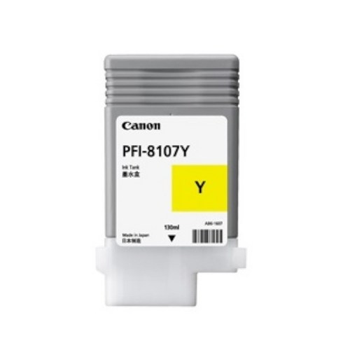 Canon 정품플로터잉크 PFI-8107Y YELLOW IPF-681 130ml iPF681, 1개