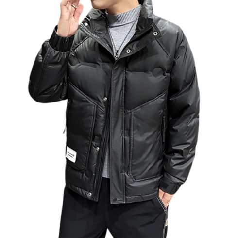 남성 쇼트 패딩점퍼 방한보온 패딩 자켓 겨울 코트