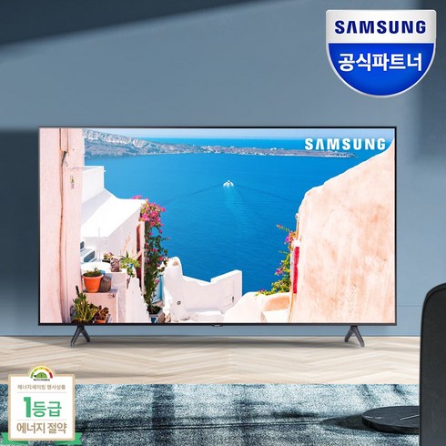 [상품평이벤트] 삼성전자 UHD 4K 108cm LED LH43BECHLGFXKR 에너지 소비효율등급 1등급 43인치 TV, 107.9cm/43인치, 스탠드형, 방문설치