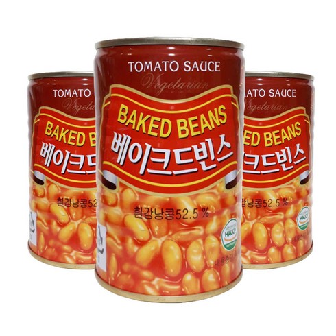 베이키드빈스 - 삼아 베이크드빈스, 400g, 24개