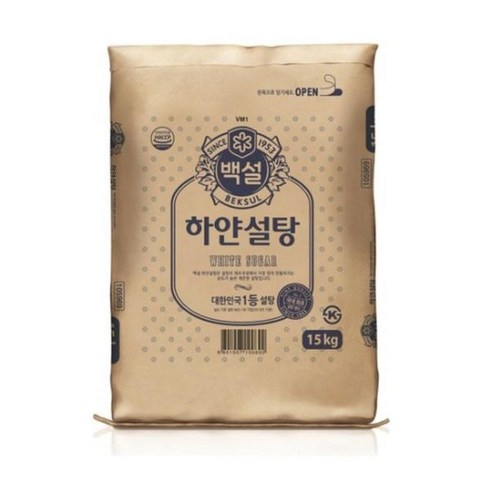백설 하얀설탕 15kg, 1개