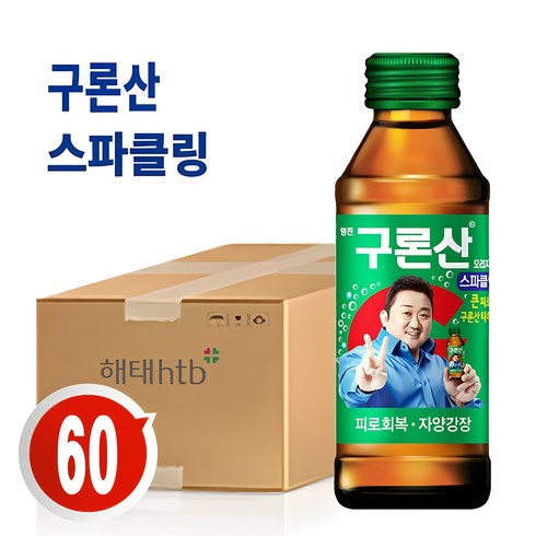 구론산 - 해태htb 영진 구론산 탄산 오리지날 선물세트, 60개입, 150ml