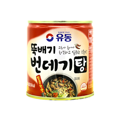 유동 뚝배기 번데기탕 얼큰한맛, 280g, 8개