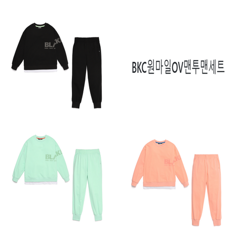 블랙야크키즈 BKC원마일OV맨투맨세트 1BKSES2903