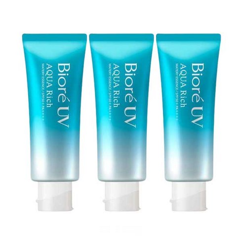 bioreuv - 비오레 UV 아쿠아 리치 워터리 에센스 타입 3개세트, 70g, 3개