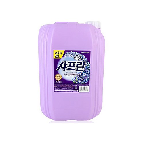 LG생활건강 샤프란 20L 섬유유연제 대용량 - 1통, 1개