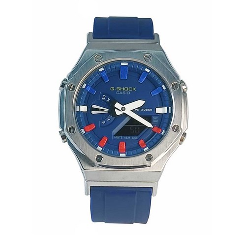 지샥 시계 GM-2100 농가 오크 팔각계열 개조판 메탈케이스 스포츠시계 GM-2100AP-1PR/2PR/4PR/8PR