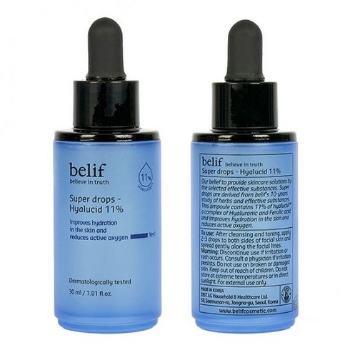 [빌리프] 슈퍼 드랍스-히알루씨드 11% 30 mL