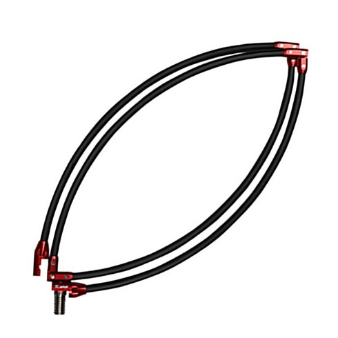 2023년 가성비 최고 바다뜰채망 - 두랄루민 뜰채프레임 듀랄루민 후레임 뜰채헤드 접이식 바다뜰채 수제경심망 KATOP 도도한낚시 고급형 50cm, KATOP 두랄루민 뜰채프레임(블랙레드), 50cm프레임