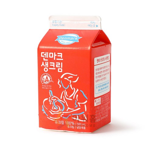 덴마크 생크림 유지방38% 500ml, 1개