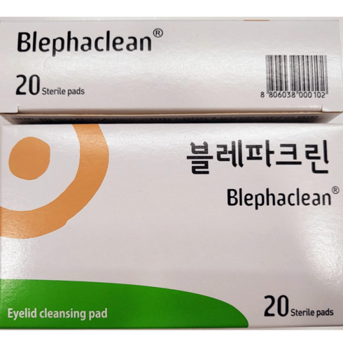 삼일 눈꺼풀 세정패드 블레파크린 20p, 20개입, 6개
