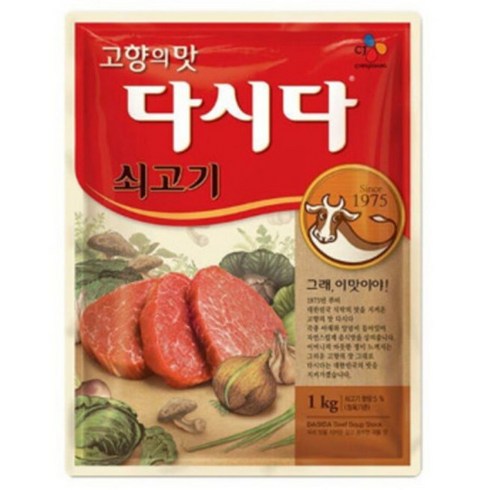 CJ제일제당 쇠고기 다시다, 1kg, 1개