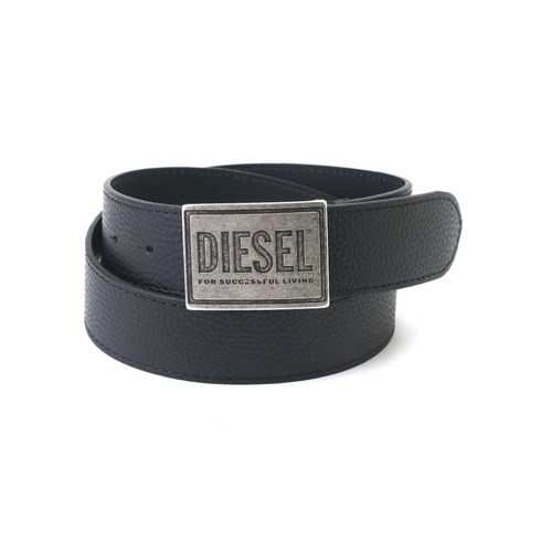 디젤 DIESEL 남성 소가죽 B-Grain II 벨트 DSX08893P0396