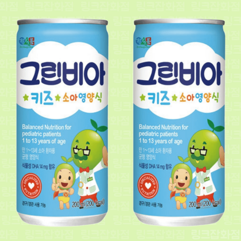 그린비아키즈 건강식 어린이 200ml X 60캔, 그린비아 키즈 200ml X 60캔