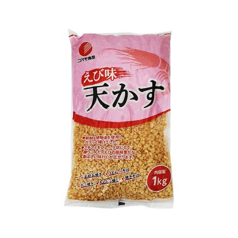 일본 코스모 텐까스 텐가츠 에비 새우맛 1kg B, 1개