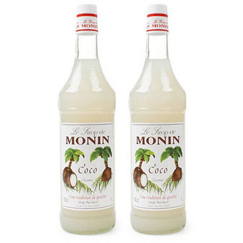 코코넛시럽 - 모닌 코코넛시럽 1000ml 2개세트, 1L, 2개