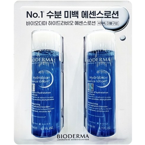 바이오더마 하이드라비오 수분 미백 부스터 에센스 로션, 200ml, 2개