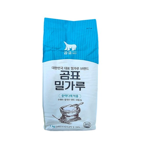 곰표 밀가루, 1kg, 10개