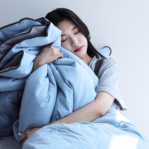 포그나미 내 생에 가장 편안한 무중력 바이오워싱 사계절 누빔이불/세트(S/Q)