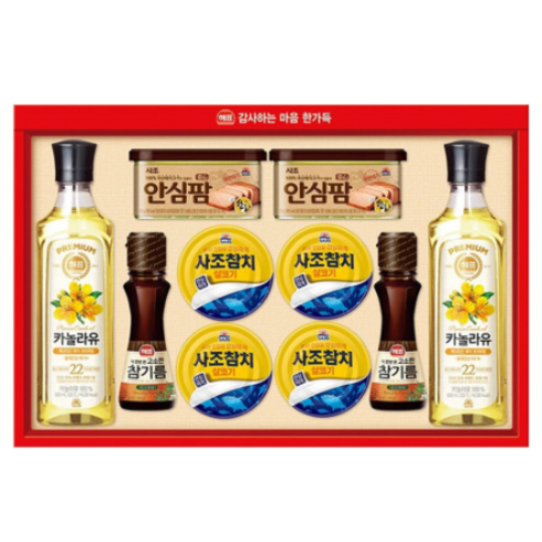 사조 해표 선물세트 안심특선88호 X 1세트, 4개