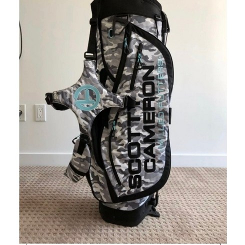 2023년 가성비 최고 스카티카메론캐디백 - 스카티카메론 골프백 캐디 경량 스탠드프백 캐디백 B00120, 흰색 위장
