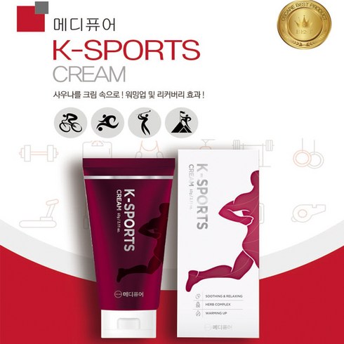 메디퓨어 K-SPORTS 크림 60ML, 60g, 4개