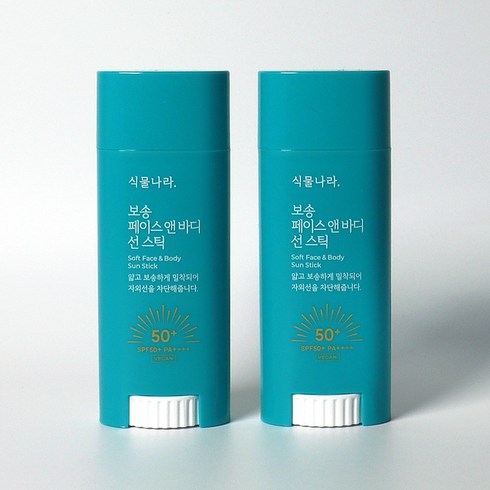 식물나라선스틱 - 식물나라 산소수페이스앤바디보송선스틱_1+1, 30g, 2개