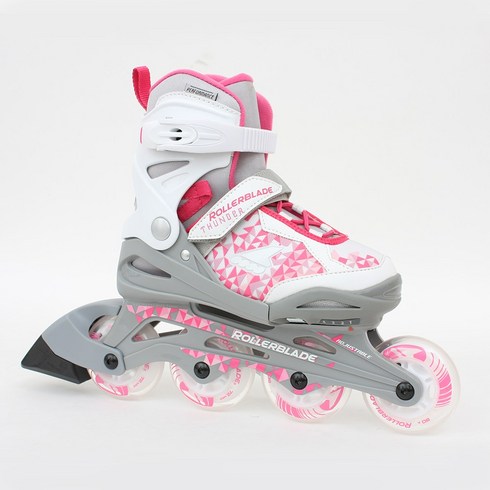 롤러블레이드 썬더 XC G 아동 인라인스케이트 주니어 인라인 사은품4종, 핑크