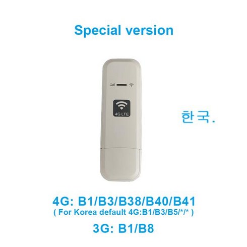 4g라우터 - 라우터 휴대용 와이파이 LTE USB 4G SIM 카드 모뎀 포켓 핫스팟, Special version