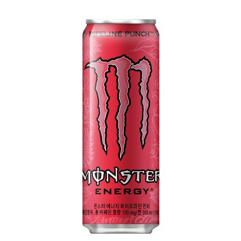 [코카콜라] 몬스터에너지 파이프라인펀치 355ml 24캔, 24개