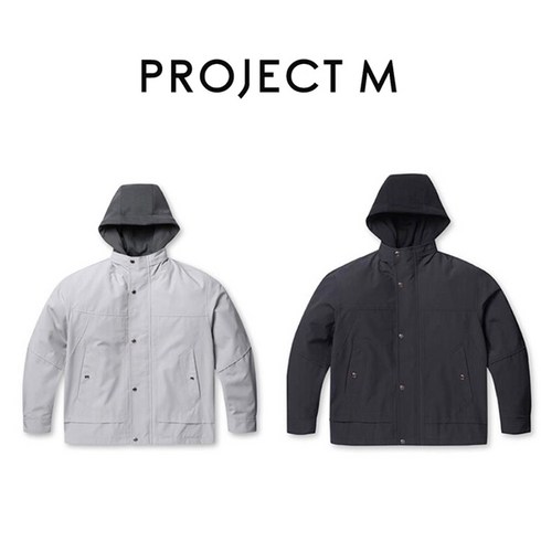 프로젝트엠 [EPE1JJ1400] 남성 후드 탈착 쉘파카 점퍼