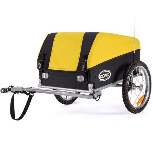 2023년 가성비 최고 산타자트레일러 - 자전거트레일러 자전거 트레일러 산타자트레일러 연결 경량 캐리어웨건 펫 여행 수레, C, 1개