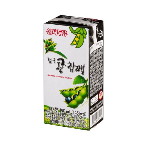 삼육두유 검은콩참깨, 190ml, 48개