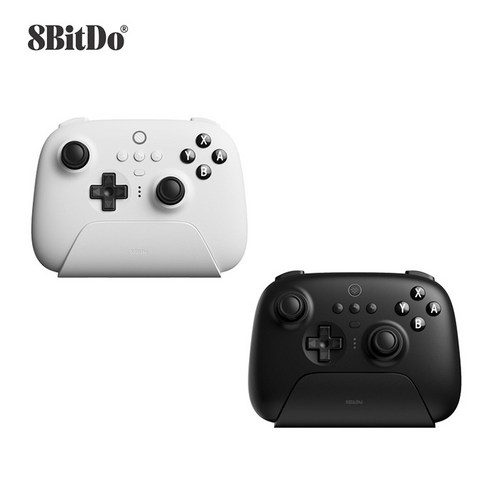 8BitDo Ultimate 얼티메이트 무선 블루투스 컨트롤러 NS 버전, 화이트, 1개, 화이트