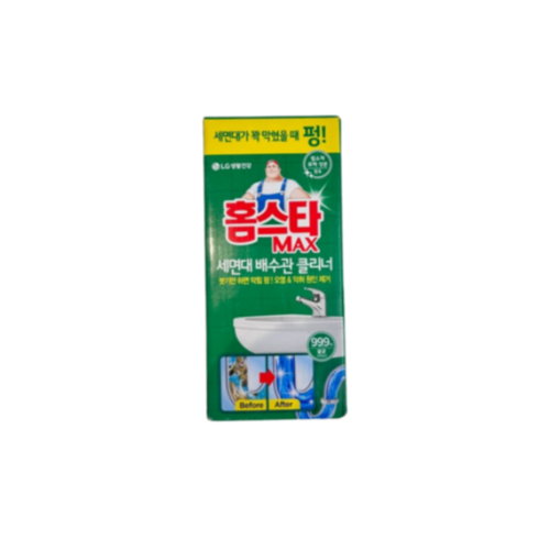 세면대청소클리너 - 홈스타 맥스 세면대 배수관 클리너, 150ml, 4개