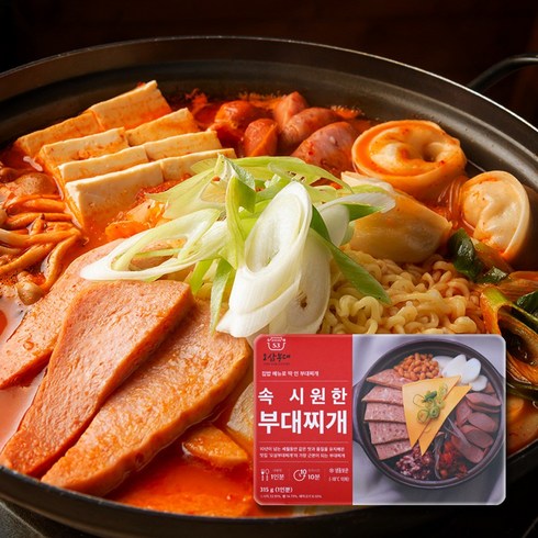 댓글부대책 - 강남맛집 오삼부대 부대찌개 315g, 3개