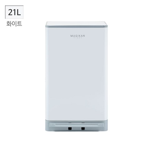 매직캔 히포 휴지통 21L, 화이트(MH250WGC), 1개