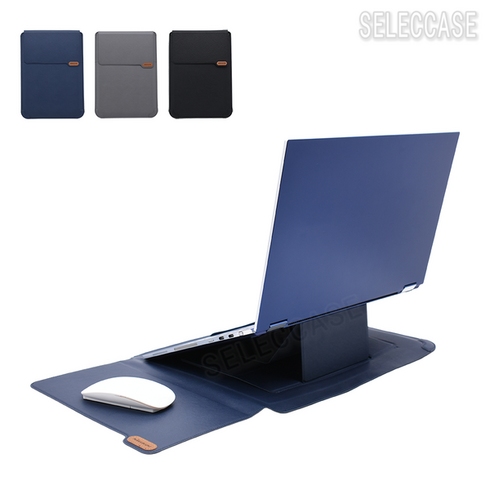삼성 노트북파우치 갤럭시북4프로 360 거치대 15인치16인치 lg그램 갤럭시북3 세로형, 브라운