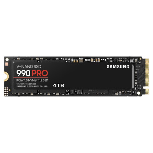 990pro4tb - 삼성전자 990 PRO SSD (국내정품), 4TB, 4TB