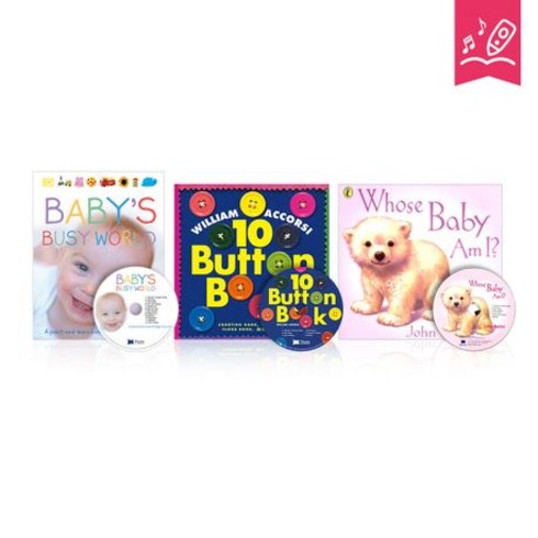 노부영 베이비 3종 (Baby's Busy World+Whose baby am I+10 button book), 제이와이북스, 노부영 베이비 3종 (Baby's Busy Worl.., 제이와이북스 편집부(저),제이와이북스..