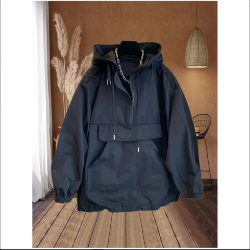 휠렉스 남성 반집업 아노락 바람막이 캐주얼 긴팔 후드점퍼 W31