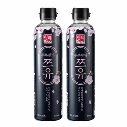 한라식품 주부천하 쯔유, 500ml, 2개