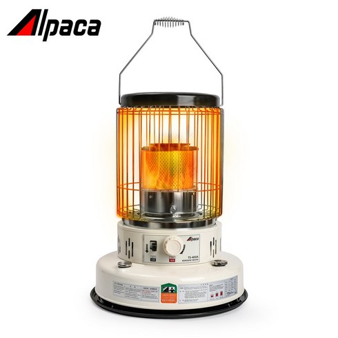 2023년 가성비 최고 태서전기난로 - 알파카 캠핑 등유 기름 히터 심지식 석유 난로 TS-460A 단품