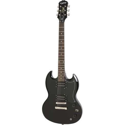 Epiphone SG 스페셜 일렉트릭 기타 체리, Black, Black