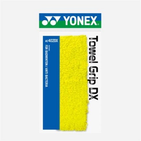 요넥스 배드민턴 타올 그립 AC402DX, 화이트, 1개