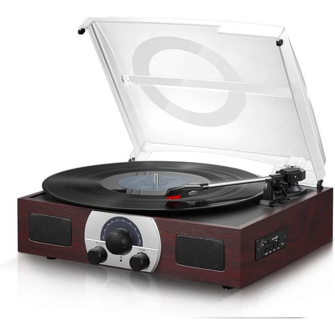 독일 Vinyl 턴테이블 블루투스 LP플레이어 레코드, 기본