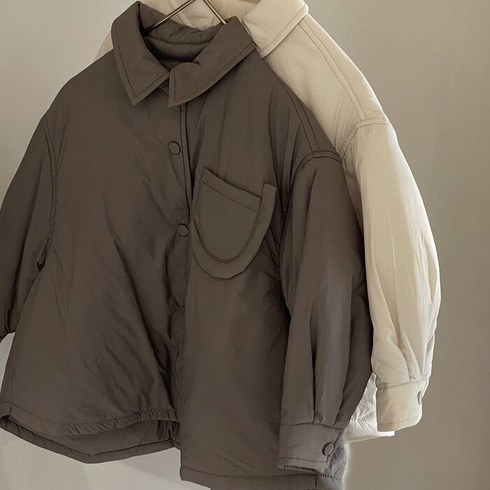 2023년 가성비 최고 패딩셔츠 - 쥬링 남녀공용 겨울 아동 패딩 셔츠 아우터형 재킷 남방 점퍼