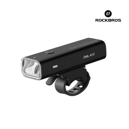 락브로스 자전거 LED 전조등 라이트 QD400LM, 1개, 혼합색상