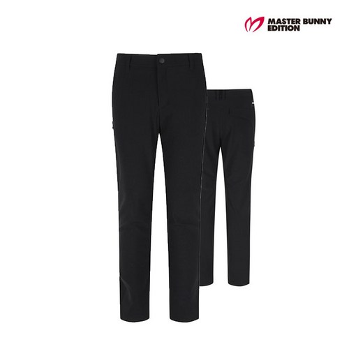 마스터바니에디션 골프 masterbunnyedition남성 자수 로고 베이직 기모 팬츠 M411A4PT302_BK, 007, BK, 1개